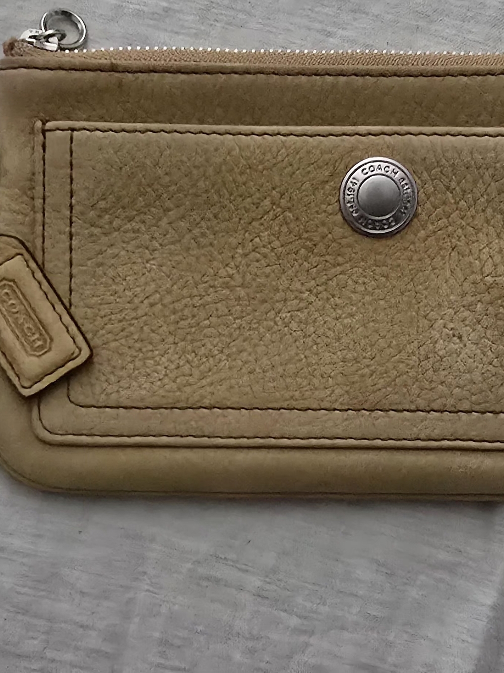 Coach Soho Nubuc Wristlet